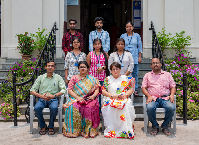Group photos of the final year students (2025) with their teachers